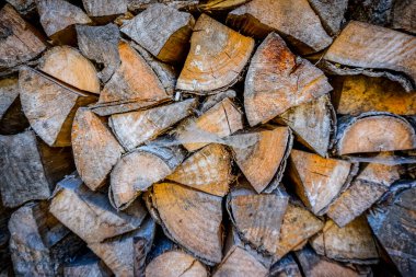 Ateş yakmak için odun kestim.