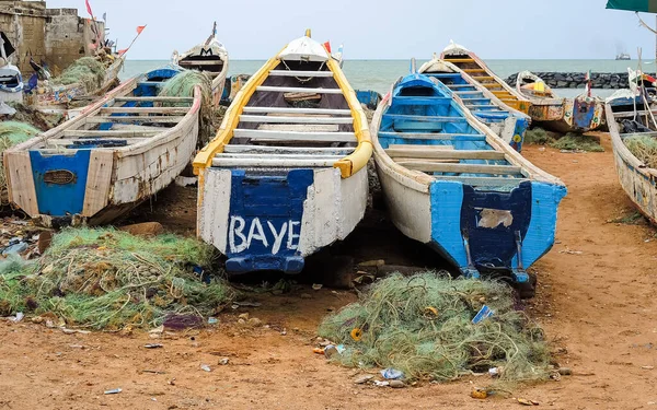 Senegal 'in Afrika kıyısındaki Cayucos adaları