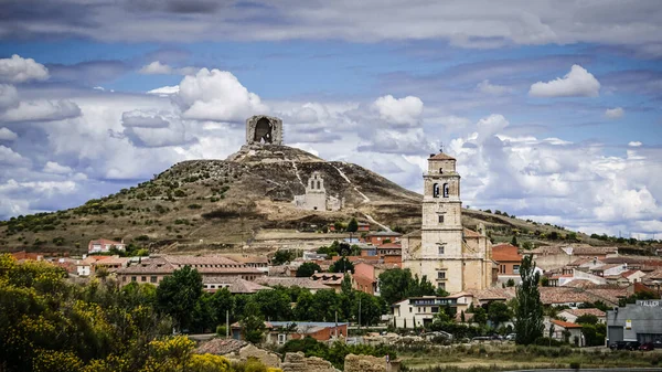 Veduta Panoramica Della Città Mota Del Marqus Con Chiesa San — Foto Stock