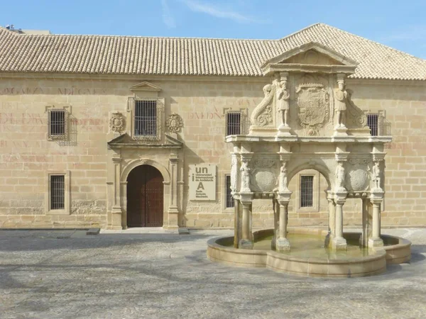 Source Santa Maria Baeza Humanity Heritage City — Stock Photo, Image