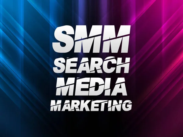 Smm Marketing Redes Sociales Marketing Online Idea Link Building —  Fotos de Stock