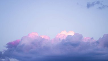 Beautiful clouds in the sky of Ukraine.