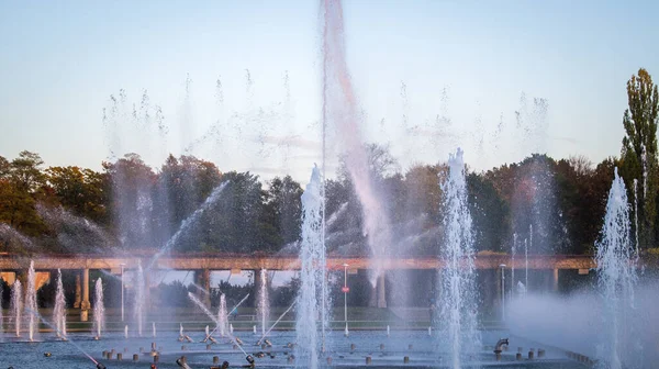 The Wroclaws Multimedia Fountain is the biggest in Poland and one of the biggest in Europe.
