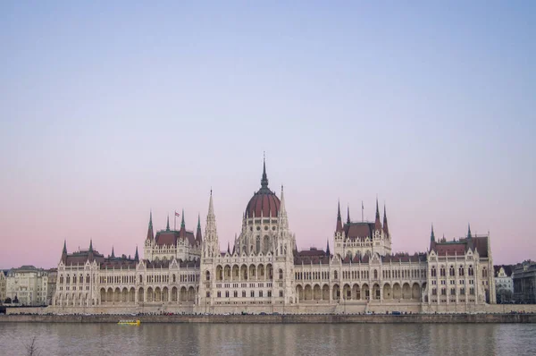 Hungarian Parliament Building Also Known Parliament Budapest Its Location — Stock Photo, Image