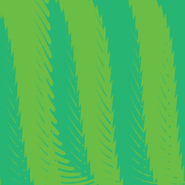 Tropik yaz tekstil deseni. Yapraklar ve avuç içiyle soyut bir arkaplan. Tasarımınız için vektör illüstrasyonu