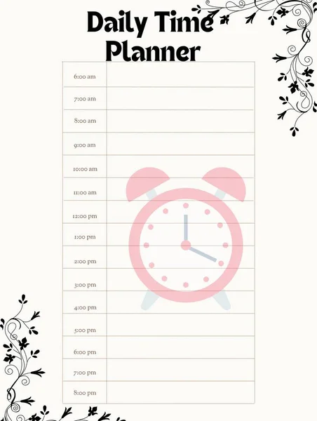 Weekly Planner Cute Page Notes Notebooks Decals Diary School Accessories — Foto Stock