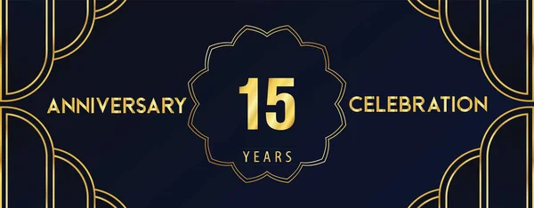 Years Anniversary Celebration Design Template Vector Premium Design Happy Birthday — Stock vektor