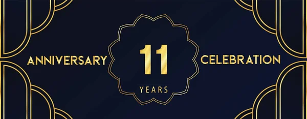 Years Anniversary Celebration Design Template Vector Premium Design Happy Birthday — Stock vektor