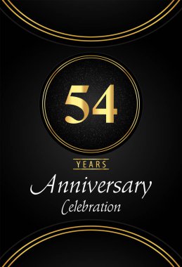 Gümüş noktalı 77 yıllık kutlama amblemi ve siyah arka planda altın yüzük sınırları. Poster, pankart, düğünler, doğum günü partisi, kutlama etkinlikleri, tebrik kartları için özel tasarım..