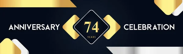 Años Historia Celebración Del Aniversario Diseño Premium Para Póster Pancarta — Vector de stock