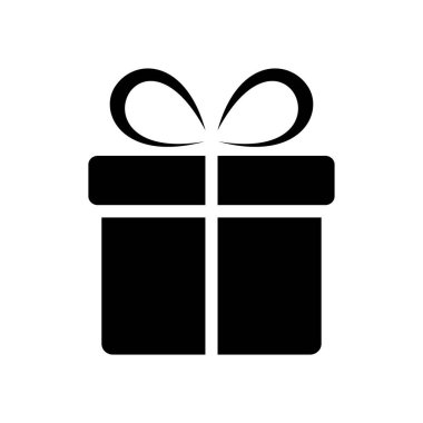 hediye simgesi vektör illüstrasyonu