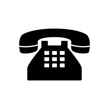 telefon simgesi vektör illüstrasyonu