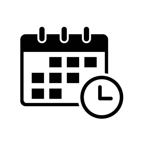 Calendar Icon Outline Style — Stock Vector