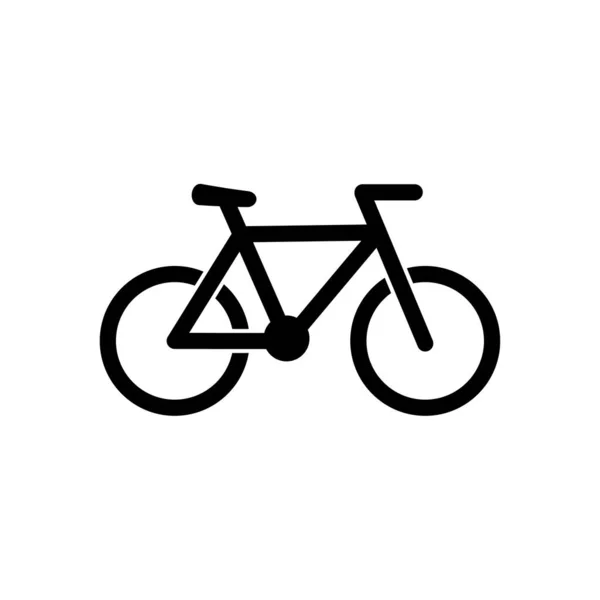 Kerékpár Ikon Körvonalazott Stílusban — Stock Vector