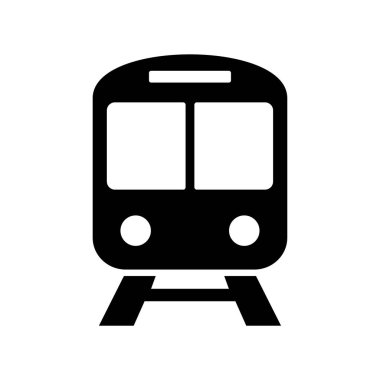 tren simgesi vektör illüstrasyonu