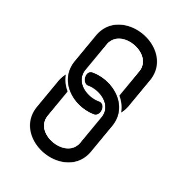 bağlantı simgesi vektör illüstrasyonu