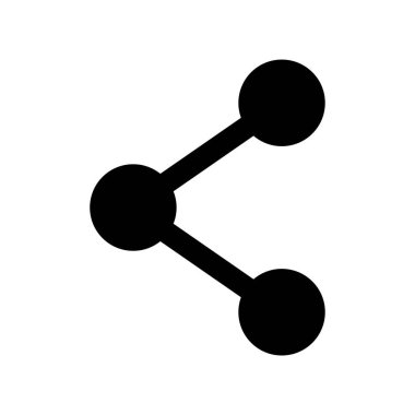 paylaşımlı simge vektör illüstrasyonu