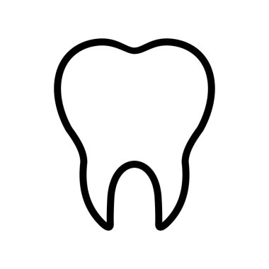 diş simgesi vektör illüstrasyonu