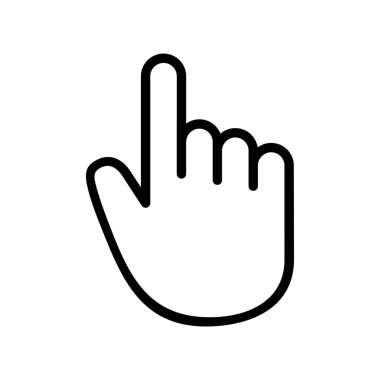 el imleci simgesi, vektör çizim