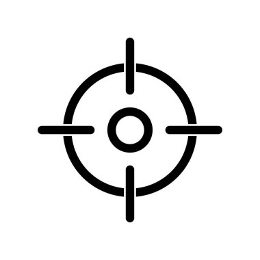 hedef simge vektör illüstrasyonu