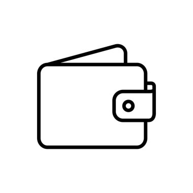cüzdan ikonu vektör illüstrasyonu