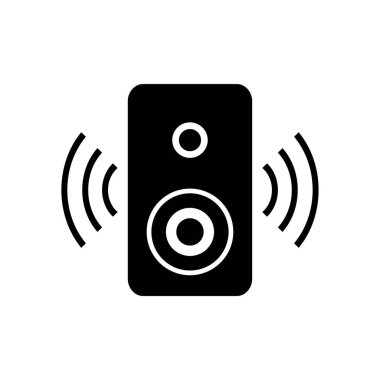 hoparlör vektör düz simgesi