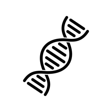 DNA simgesi vektör illüstrasyonu