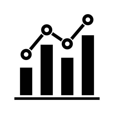 grafik ikonu vektör illüstrasyonu