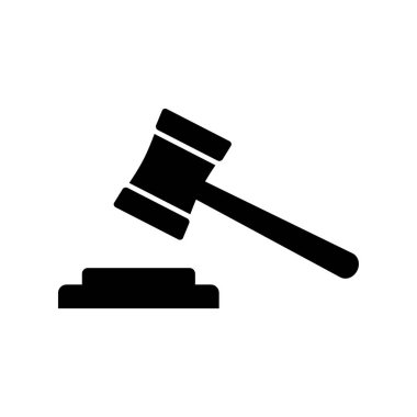 Açık artırma simge vektör çizim