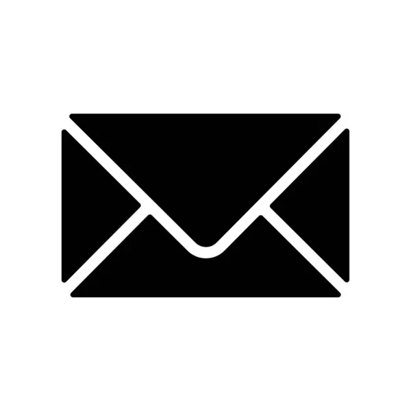 Enveloppe Mail Icône Vectoriel Illustration — Image vectorielle