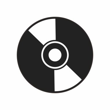 cd dvd disk icon vector isolated on white background for any design
