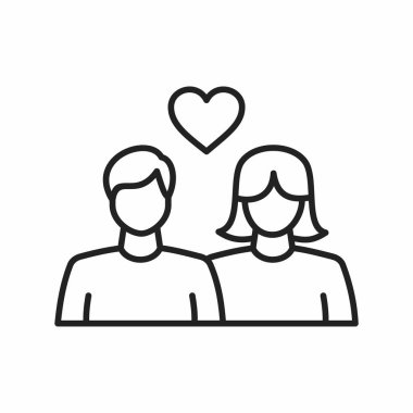 couple avatars icon vector illustration design