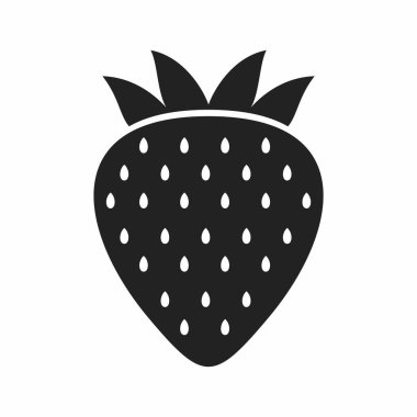 strawberry icon vector isolated on white background for your web and mobile app design, banana logo concept