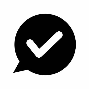 konuşma balonu simgesi, vektör illüstrasyonu