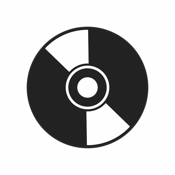Dvd Disk Icon Vector Isolated White Background Any Design - Stok Vektor