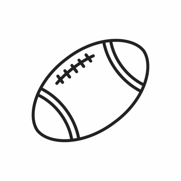 Ikone Des Amerikanischen Fußballs Vektorillustration — Stockvektor