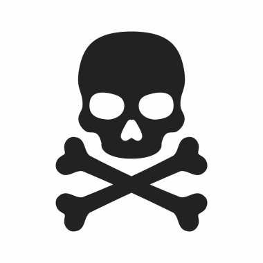 Kurukafa simgesi vektör illüstrasyonu