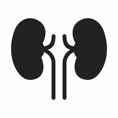 İnsan organı ikonu vektör illüstrasyonu