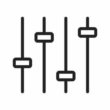 eşitleyici simge vektör illüstrasyonu