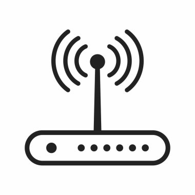 wifi simgesi vektör illüstrasyonu