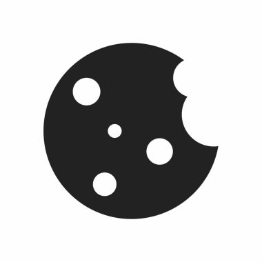 Ay simgesi, vektör illüstrasyonu