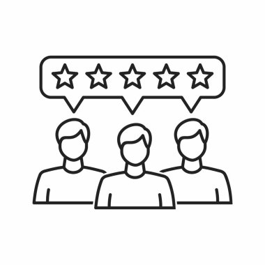 Geri besleme vektörü ince çizgi simgesi