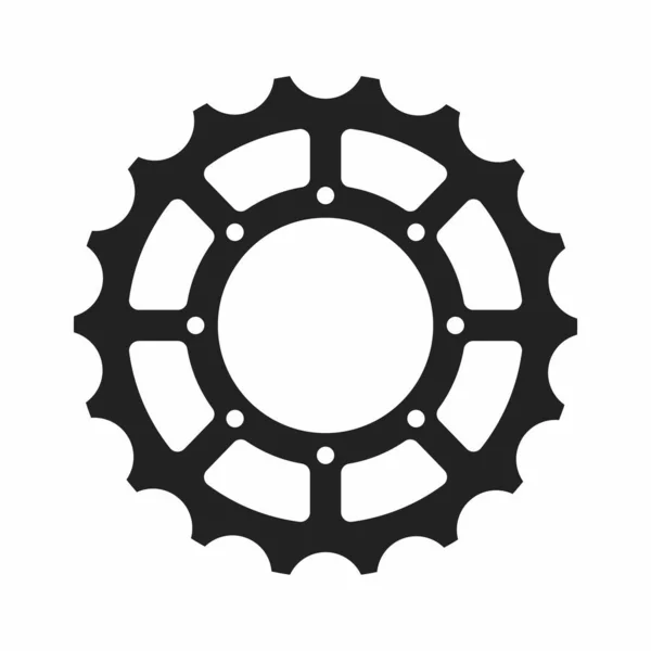 Gear Wheel Icon Outline Illustration Cog Gears Vector Icons Web — Stock Vector