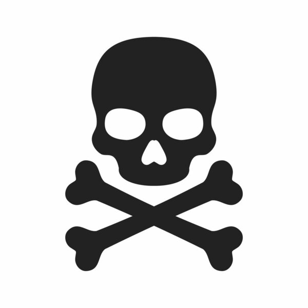 векторная иллюстрация черепа