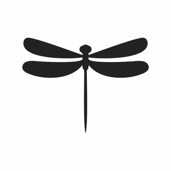 Διάνυσμα Εικονίδιο Dragonfly Απομονώνονται Λευκό Φόντο Για Σχεδιασμό Web Και — Διανυσματικό Αρχείο