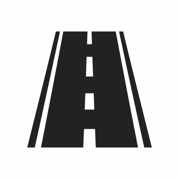 Yol simgesi, vektör illüstrasyonu