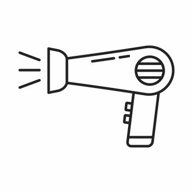 dryer icon vector. flat illustration isolated for graphic and web design.