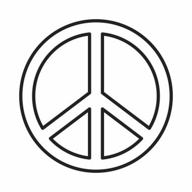vector illustration of a symbol of peace