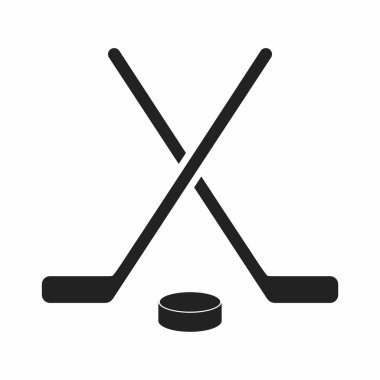 hokey ikonu vektör illüstrasyonu