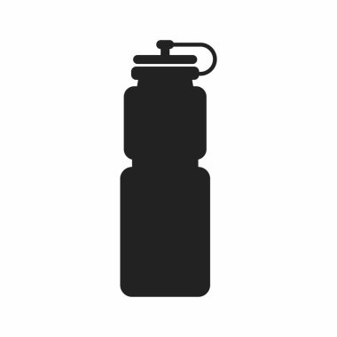 bottle icon. simple illustration of water shaker vector design.
